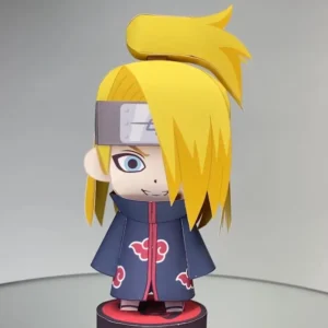 Deidara - Naruto 3D Papercraft Template (PDF Download)