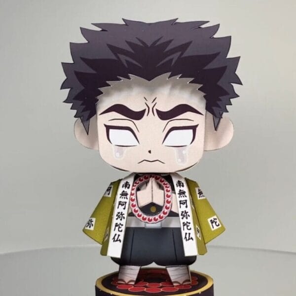 Gyomei Himejima Gyomei Himejima – Demon Slayer Papercraft Template (PDF Download)