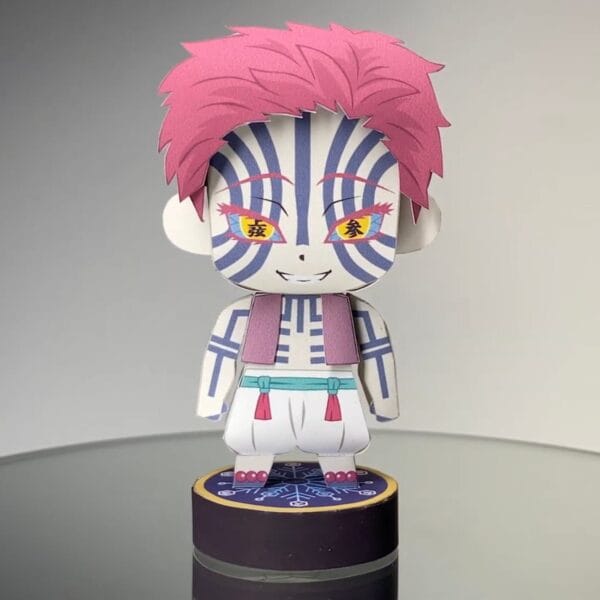 Akaza – Demon Slayer Papercraft Template (PDF Download)