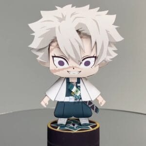 Sanemi – Demon Slayer Papercraft Template (PDF Download)