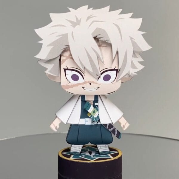 Sanemi Shinazugawa Sanemi – Demon Slayer Papercraft Template (PDF Download)