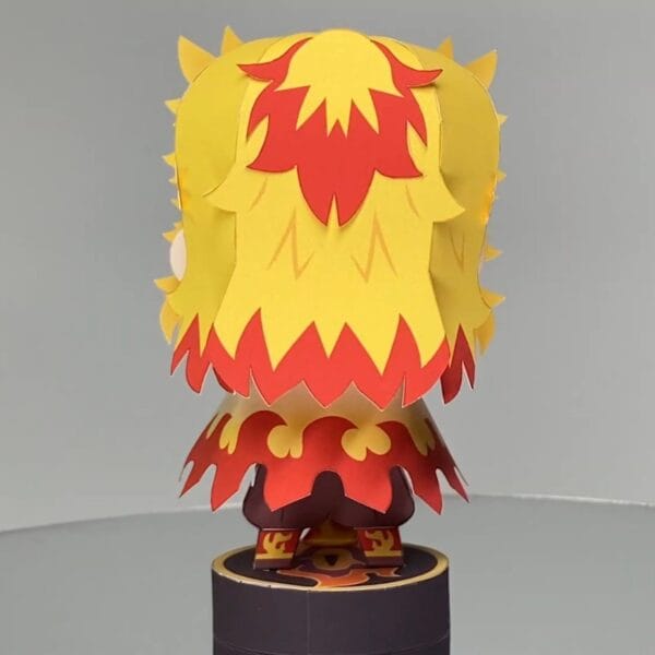 Rengoku – Demon Slayer Papercraft Template (PDF Download)