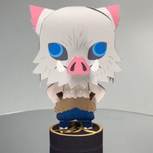 Inosuke Hashibira – Demon Slayer Papercraft Template (PDF Download)