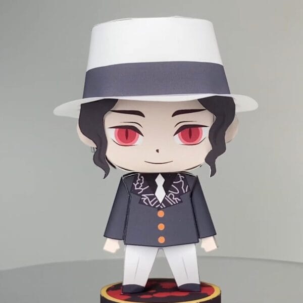 Muzan Kibutsuji Muzan Kibutsuji – Demon Slayer Papercraft Template (PDF Download)