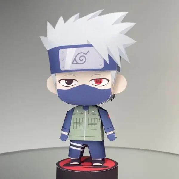 Kakashi Hatake - Naruto 3D Papercraft Template (PDF Download)