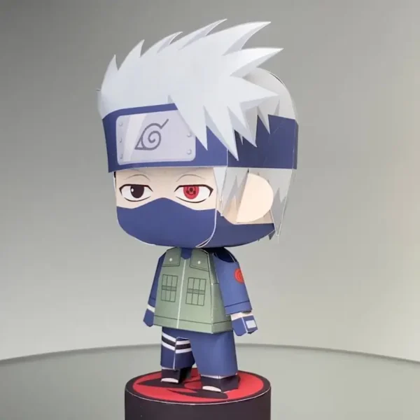 Kakashi Hatake - Naruto 3D Papercraft Template (PDF Download)