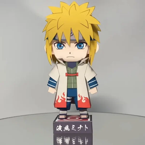 Minato Namikaze Minato Namikaze - Naruto 3D Papercraft Template (PDF Download)