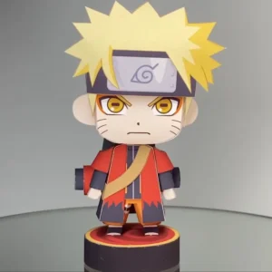 Naruto Sage Mode - Naruto 3D Papercraft Template (PDF Download)