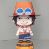Ace – Onepiece 3D Papercraft Template (PDF Download)