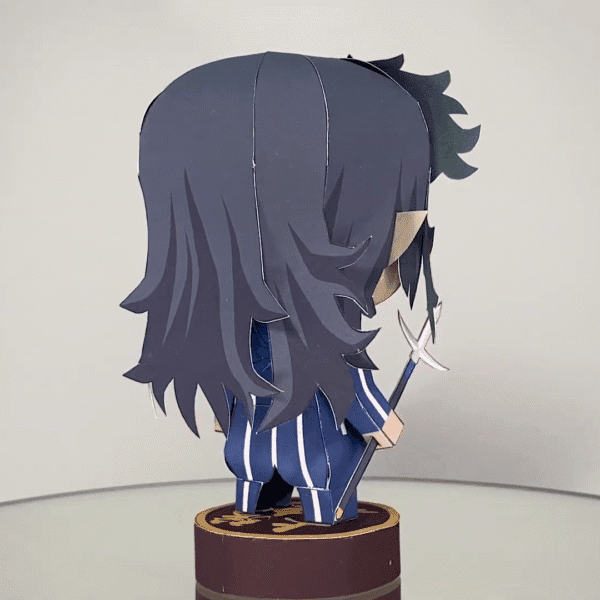 Aizetsu Aizetsu – Demon Slayer Papercraft Template (PDF Download)