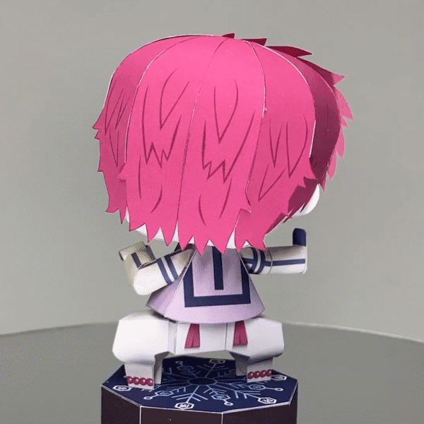 Akaza  – Demon Slayer Papercraft Template (PDF Download)