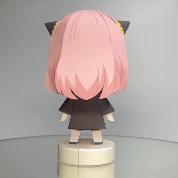 Anya Shocked Anya Worried - Spy X Family 3D Papercraft Template (PDF Download)