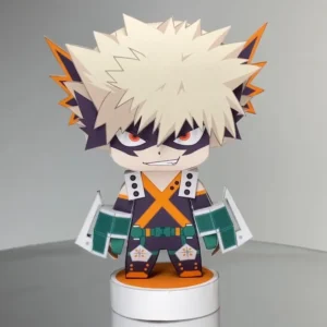 Katsuki Bakugo - My Hero Academia 3D Papercraft Template (PDF Download)