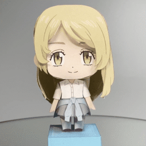 Emma Sano - Tokyo Revengers 3D Papercraft Template (PDF Download)
