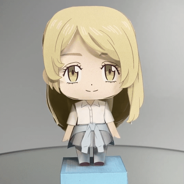 Emma Sano - Tokyo Revengers 3D Papercraft Template (PDF Download)