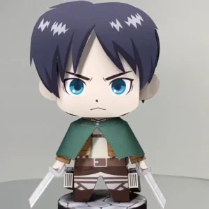 Eren Yeager - Aot 3D Papercraft Template (PDF Download)