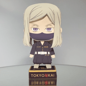 Haruchiyo Sanzu - Tokyo Revengers 3D Papercraft Template (PDF Download)