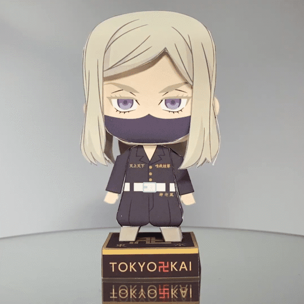 Haruchiyo Sanzu - Tokyo Revengers 3D Papercraft Template (PDF Download)