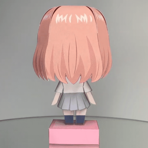 Hinata Tachibana - Tokyo Revengers 3D Papercraft Template (PDF Download)