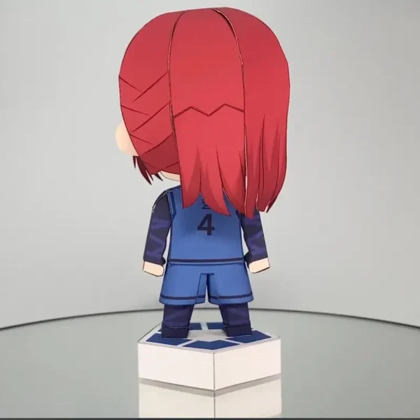 Hyoma Chigiri Hyoma Chigiri - Bluelock 3D Papercraft Template (PDF Download)