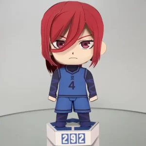 Hyoma Chigiri - Bluelock 3D Papercraft Template (PDF Download)