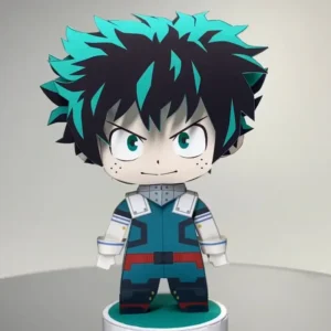 Izuku Midoriya - My Hero Academia 3D Papercraft Template (PDF Download)