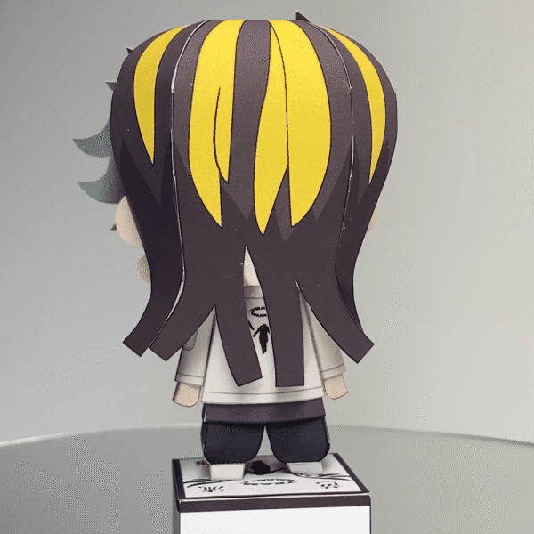 Kazutora Hanemiya - Tokyo Revengers 3D Papercraft Template (PDF Download)