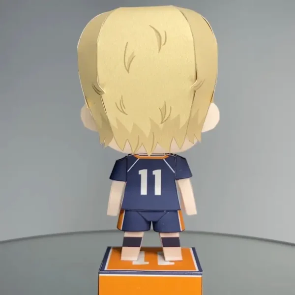 Kei Tsukishima Kei Tsukishima - Haikyu 3D Papercraft Template (PDF Download)