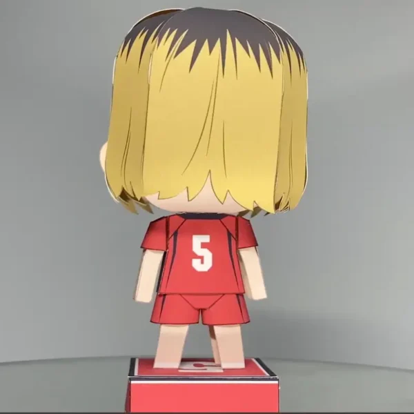Kenma Kozume - Haikyu 3D Papercraft Template (PDF Download)