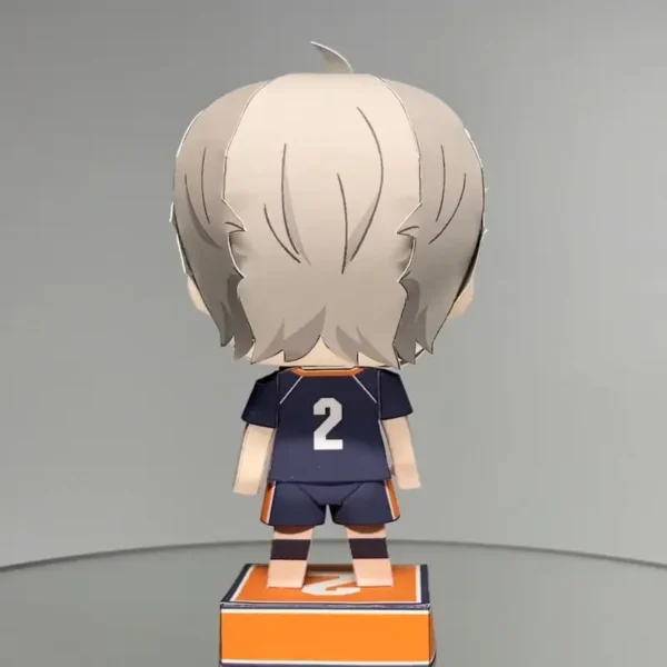 Kôshi Sugawara - Haikyu 3D Papercraft Template (PDF Download)