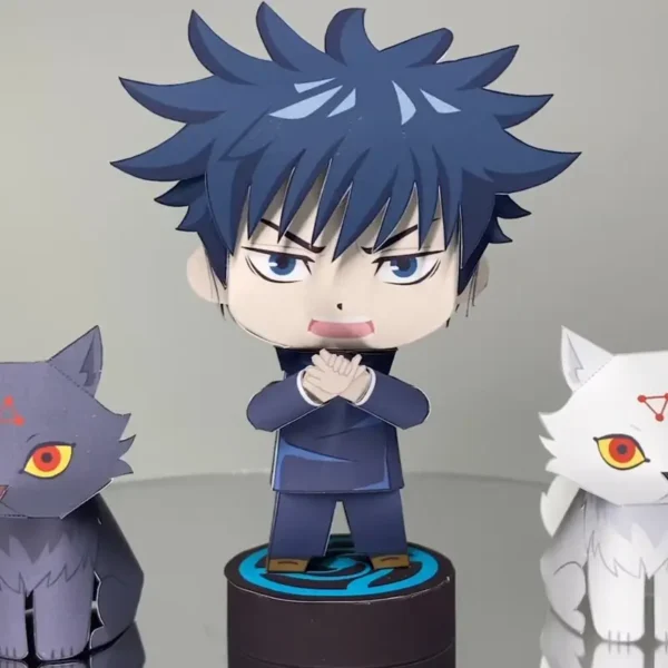 Megumi Fushiguro Megumi Fushiguro - JJK 3D Papercraft Template (PDF Download)