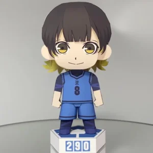 Meguru Bachira - Bluelock 3D Papercraft Template (PDF Download)