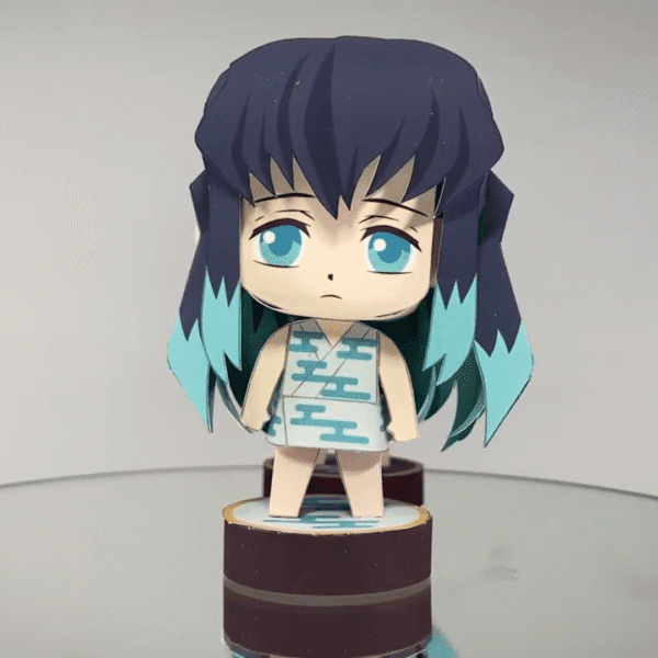 Muichiro (Combo) – Demon Slayer Papercraft Template (PDF Download)