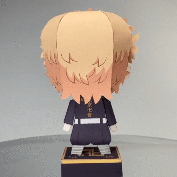 Nahoya Kawata - Tokyo Revengers 3D Papercraft Template (PDF Download)