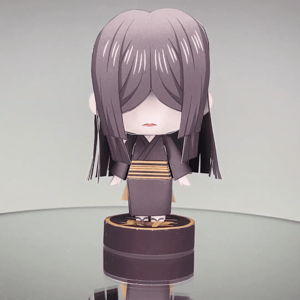 Nakime – Demon Slayer Papercraft Template (PDF Download)