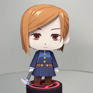 Nobara Kugisaki - JJK 3D Papercraft Template (PDF Download)