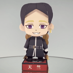 Ran Haitani - Tokyo Revengers 3D Papercraft Template (PDF Download)