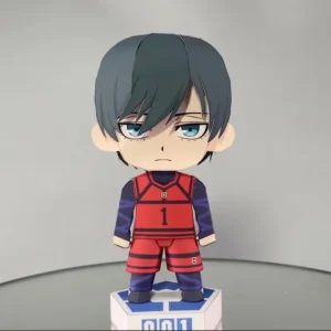 Rin Itoshi - Bluelock 3D Papercraft Template (PDF Download)