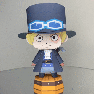 Sabo – Onepiece 3D Papercraft Template (PDF Download)