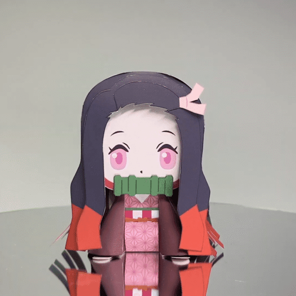 Nezuka – Demon Slayer Papercraft Template (PDF Download)