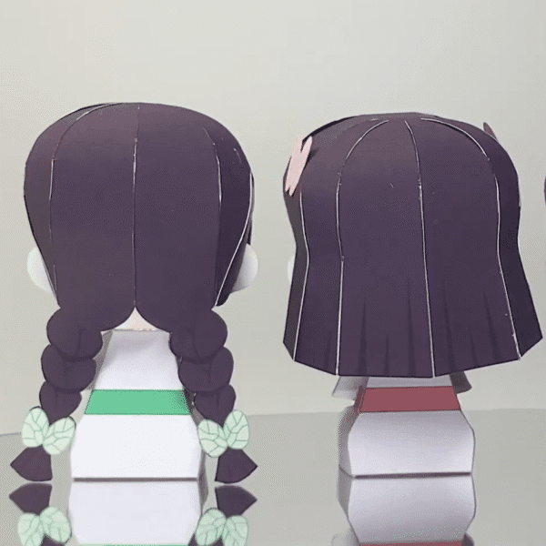 Sumi naho kie – Demon Slayer Papercraft Template (PDF Download)