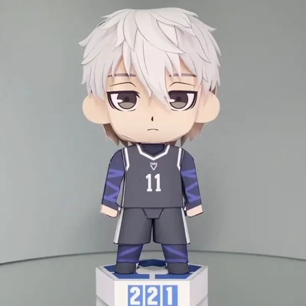 Seishirō Nagi - Bluelock 3D Papercraft Template (PDF Download)