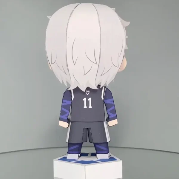 Seishirō Nagi - Bluelock 3D Papercraft Template (PDF Download)