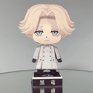 Seishu Inui - Tokyo Revengers 3D Papercraft Template (PDF Download)