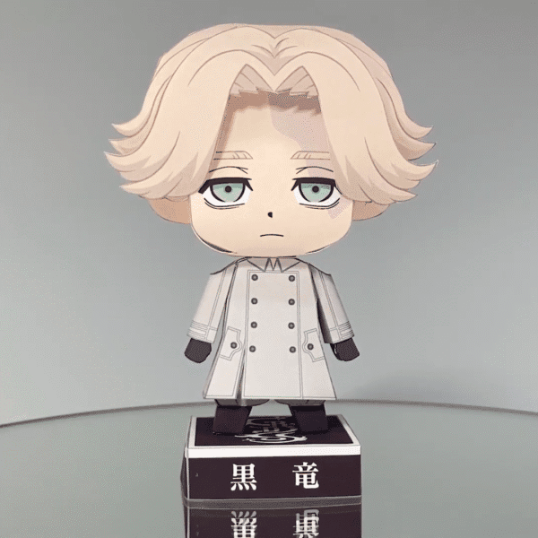 Seishu Inui - Tokyo Revengers 3D Papercraft Template (PDF Download)