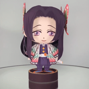 Shinobu Kocho – Demon Slayer Papercraft Template (PDF Download)