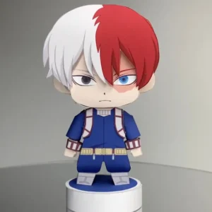Shoto Todoroki - My Hero Academia 3D Papercraft Template (PDF Download)
