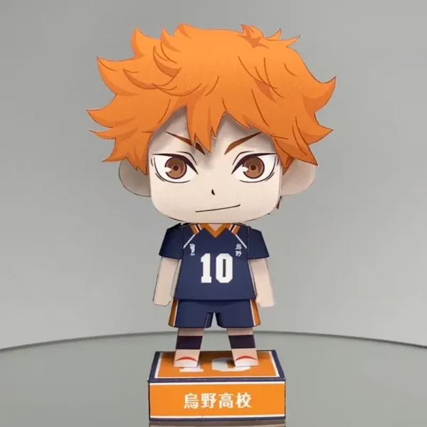 Shoyo Hinata - Haikyu 3D Papercraft Template (PDF Download)