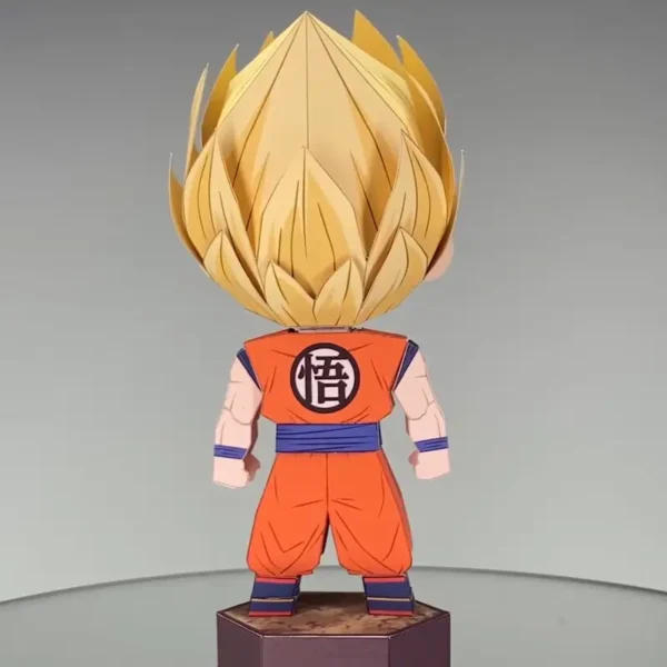 Son Goku Goku - Dragon Ball 3D Papercraft Template (PDF Download)