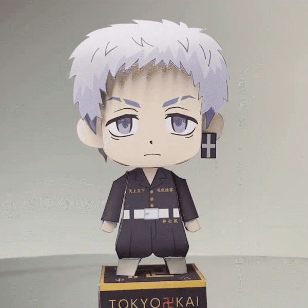 Takashi Mitsuya - Tokyo Revengers 3D Papercraft Template (PDF Download)
